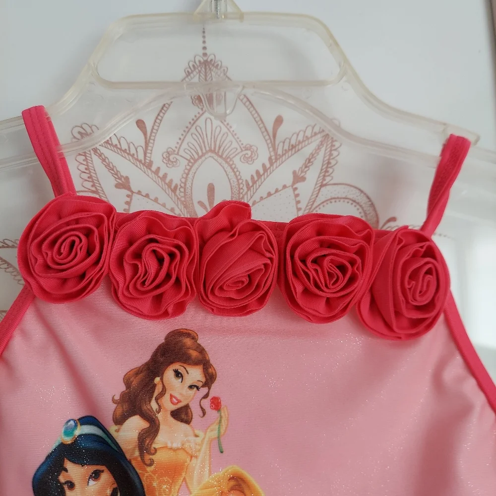 🆕 ⭐️ 5/$30 Disney princess  swimsuit.  Belle, Sleeping Beauty, Jasmine.  Size 2